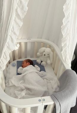 Muslin plahta za pokrivanje bebe