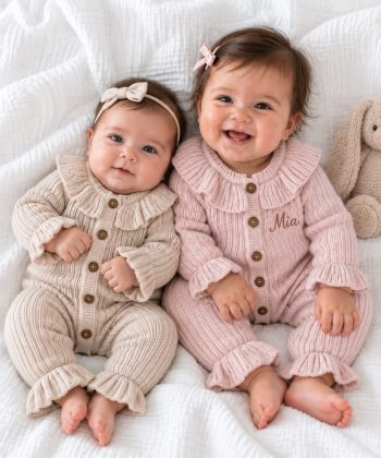 Pleteni kombinezon za bebe (personalizacija uključena)
