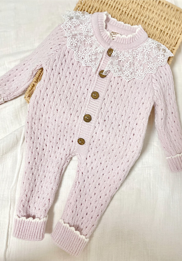 Pleteni kombinezon za bebe Bloom - Slika 4